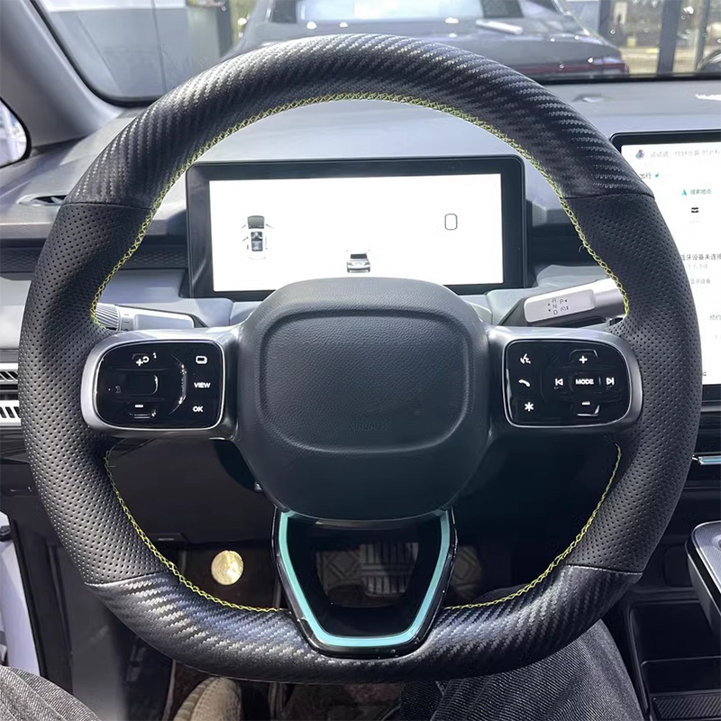 DIY Schwarz Echtes Leder Carbo – Fishing Boat Steering Wheel Bewertung und Preis